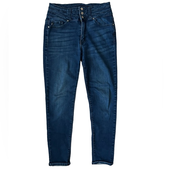 KanCan Denim - KanCan Bootlegger Daniel High Waisted Dark Wash Jeans #KC7108D